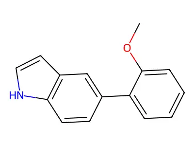 5-(2-Methoxyphenyl)-1H-indole structure