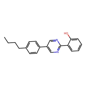5-(4-Butylphenyl)-2-(2-hydroxyphenyl)pyrimidine structure