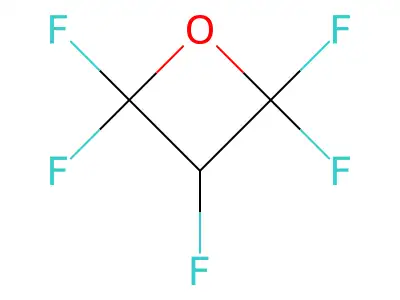 2,2,3,4,4-五氟氧杂环丁烷 structure