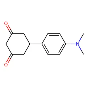 5-(4-(Dimethylamino)phenyl)-1,3-cyclohexanedione structure