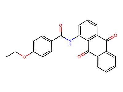 N-(9,10-Dioxo-9,10-dihydro-1-anthracenyl)-4-ethoxybenzamide structure