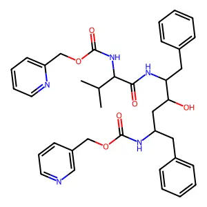Ritonavir deriv. structure