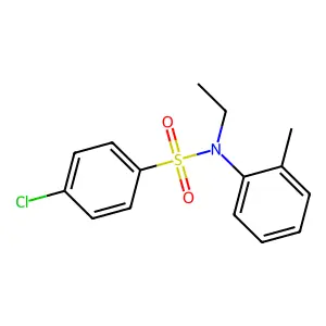 4-chloro-N-ethyl-N-(2-methylphenyl)benzenesulfonamide structure