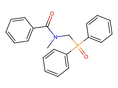 Benzamide, N-[(diphenylphosphinyl)methyl]-N-methyl- structure