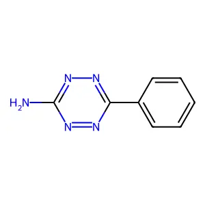 6-Phenyl-1,2,4,5-tetrazin-3-amine structure