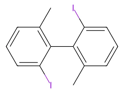 2,2'-Diiodo-6,6'-dimethylbiphenyl structure