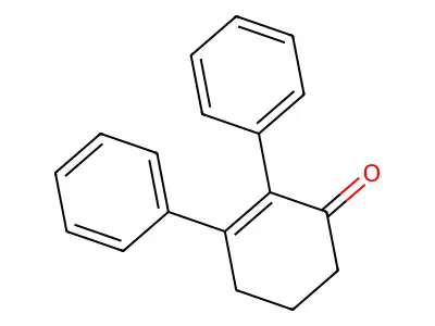 2,3-Diphenylcyclohex-2-en-1-one structure