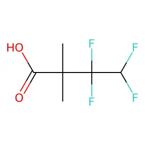 3,3,4,4-四氟-2,2-二甲基丁酸 structure