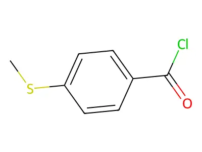 4-(甲硫基)苯甲酰氯 structure