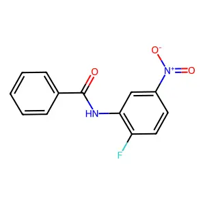 N-(2-fluoro-5-nitrophenyl)benzamide structure