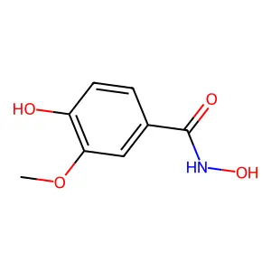 N,4-二羟基-3-甲氧基苯甲酰胺 structure