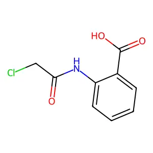 2-[(Chloroacetyl)amino]benzoic acid structure