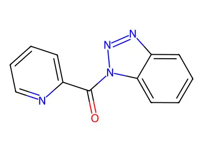 1-(2-Pyridylcarbonyl)benzotriazole structure