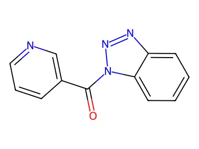 1H-Benzotriazol-1-yl-3-pyridinylmethanone structure