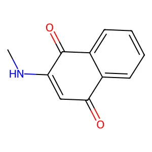 2-Methylamino-1,4-naphthoquinone structure