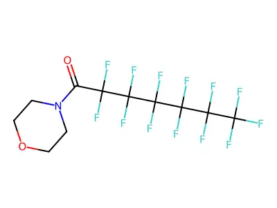 2,2,3,3,4,4,5,5,6,6,7,7,7-Tridecafluoro-1-(morpholin-4-yl)heptan-1-one structure