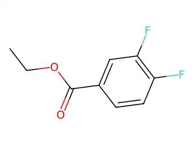 Ethyl 3,4-difluorobenzoate structure