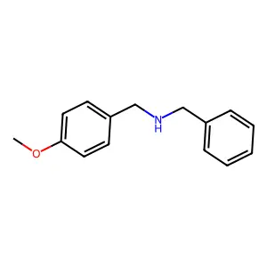 Benzyl[(4-methoxyphenyl)methyl]amine structure