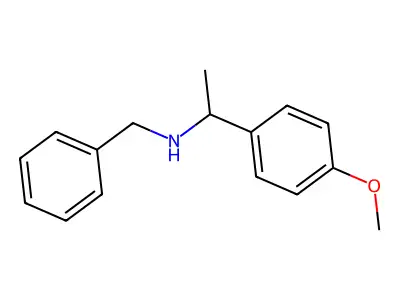4-Methoxy-alpha-methyl-N-(phenylmethyl)benzenemethanamine structure