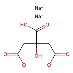 檸檬酸氫二鈉 structure