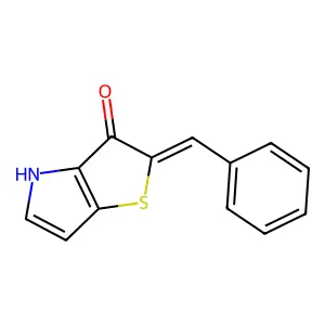 2-benzylidene-4H-thieno[3,2-b]pyrrol-3-one structure