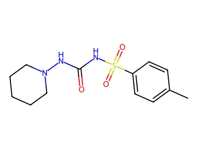 1-(Piperidyl)-3-(4-tolylsulfonyl)urea structure