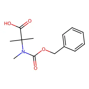 Z-N-Me-Aib-OH structure