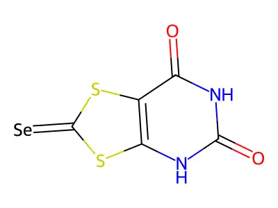 5,7-Dioxo(4h,6h)-1,3-dithiolo[4,5-d]pyrimidine-2-selone structure
