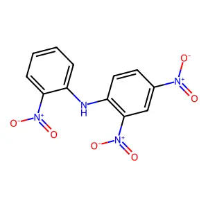 2,4-Dinitro-N-(2-nitrophenyl)aniline structure