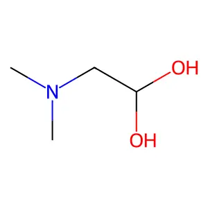 2-(Dimethylamino)-1,1-ethanediol structure