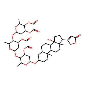 Digitoxin, tetraformate structure