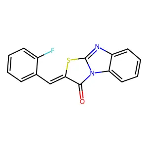 2-(2-Fluorobenzylidene)[1,3]thiazolo[3,2-a]benzimidazol-3(2H)-one structure