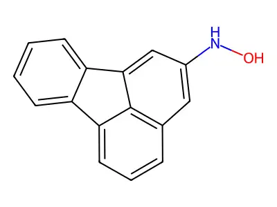N-Hydroxy-2-aminofluoranthene structure