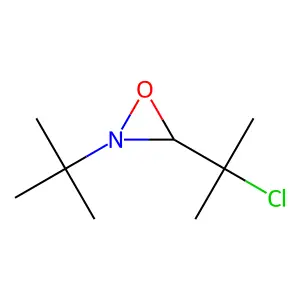 Oxaziridine, 3-(1-chloro-1-methylethyl)-2-(1,1-dimethylethyl)- structure