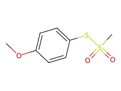 S-p-Methoxyphenyl methanethiosulfonate structure