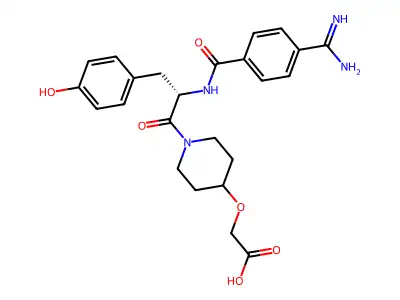 Lamifiban structure
