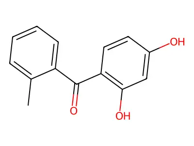 Methanone, (2,4-dihydroxyphenyl)(2-methylphenyl)- structure