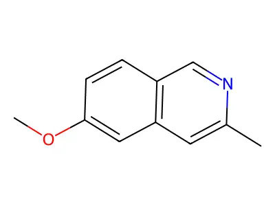 6-Methoxy-3-methylisoquinoline structure