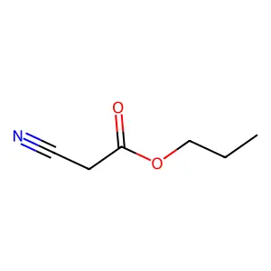Propyl cyanoacetate structure