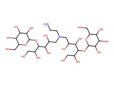 N,N-双乳糖醇乙二胺 structure