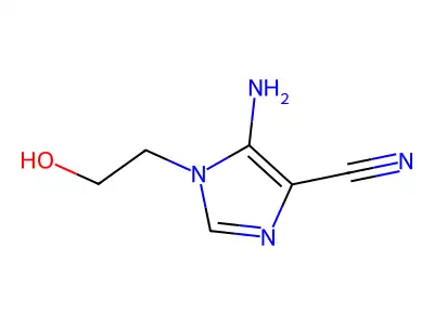5-Amino-1-(2-hydroxyethyl)imidazole-4-carbonitrile structure
