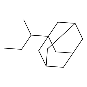 1-sec-Butyladamantane structure