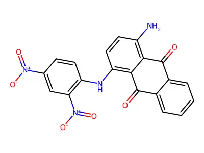 9,10-Anthracenedione, 1-amino-4-((2,4-dinitrophenyl)amino)- structure