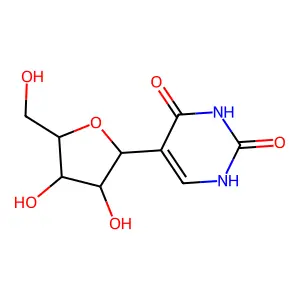 假尿嘧啶 structure