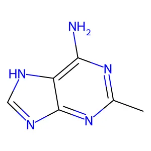 2-甲基腺嘌呤 structure
