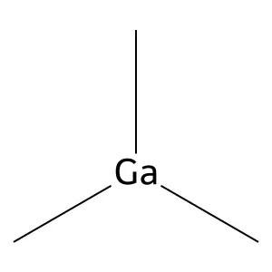 三甲基鎵 structure