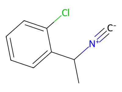 1-Chloro-2-(1-isocyanoethyl)benzene structure