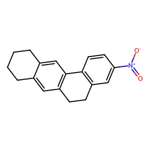 Benz(a)anthracene, 5,6,8,9,10,11-hexahydro-3-nitro- structure