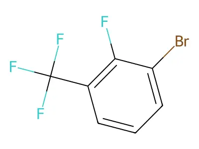 3-Bromo-2-fluorobenzotrifluoride structure
