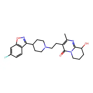 帕利哌酮 structure